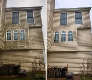 Residential house washing